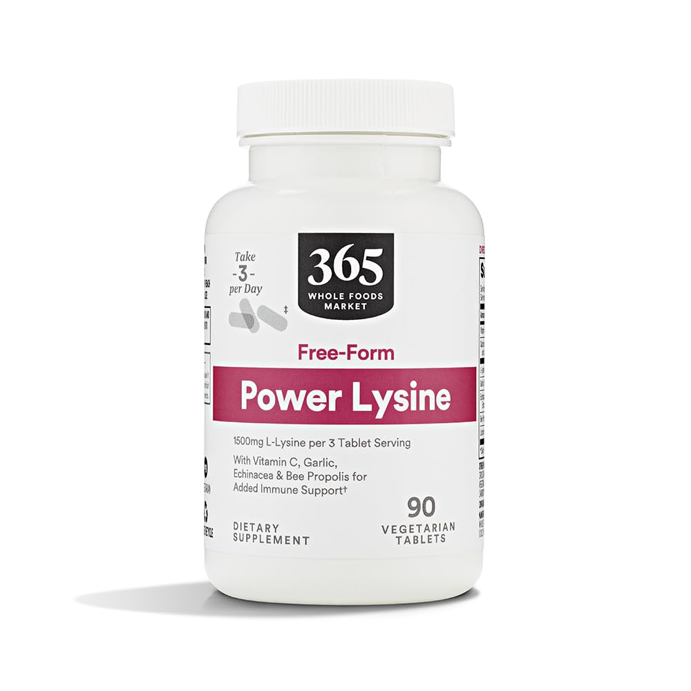 365 podľa trhu s celými potravinami, Lysin Power, 90 Počet