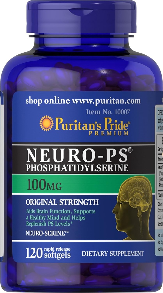 Puritánska pýcha Neuro-PS 100 mg Softgels, 120