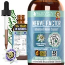 Rejuvica Health NerveFactor - Advanced Nerve Suplement Suplement - Liquid Delivery for Better Absorbtion - Acetyl-L-karnitín, Alpha Kyselina lipová, Vitamín B12, Kyselina listová, biela vŕbová kôra a ďalšie!