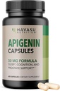 Apigenin Kapsule 50mg - 60 Gróf, Vegan, Non-GMO, Spánok & Cognitive Suplement - Kamilka Flavonoid pre relaxáciu, prostaty zdravie, Melatonín-free, Lipozomálna formula pre zvýšenú absorpciu