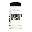 NutraBio zelený čaj extrakt, pridáva antioxidant Výhody a pomáha celkové zdravie a dobre Being, 500mg - 90 Kapsule