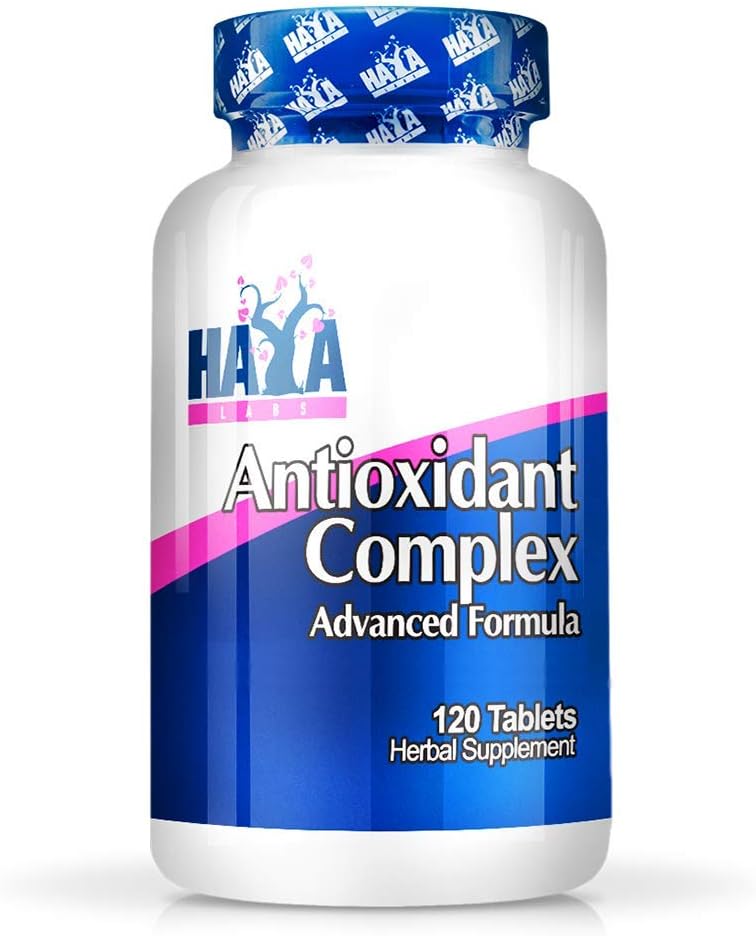 Haya Labs Antioxidant Complex 120 Tablety. Silný, antioxidantný karotenoidný komplex s luteínom, zeaxantínom, Beta karoténom a vitamínom E