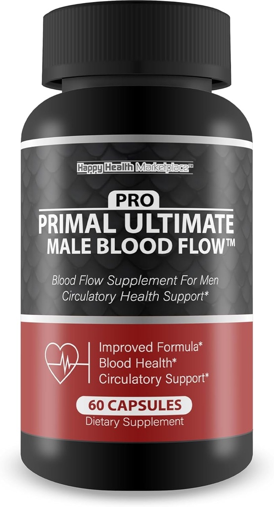 Pro Primal Ultimate Mužský prietok krvi - naša najlepšia pokročilá podpora krvného prietoku pre obeh krvi Pro Primal X Primal Ultimate Max prietok krvi doplnok prášok Kapsule celé telo obehu pilulky