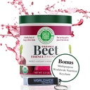 Zelené potraviny - Organické Beet Essence Šťava Powder- Oxid dusičný Super Food, Celopotraviny Antioxidant, Prírodná energia, Vytrvalosť, Detox, 5.3oz (30 Servings) s Bonus Key Chain