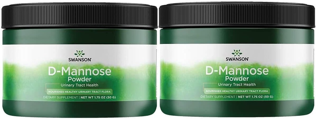 Swanson D- Mannose Powder 1,75 Ounce (50 g) Pwdr (2 balenia)