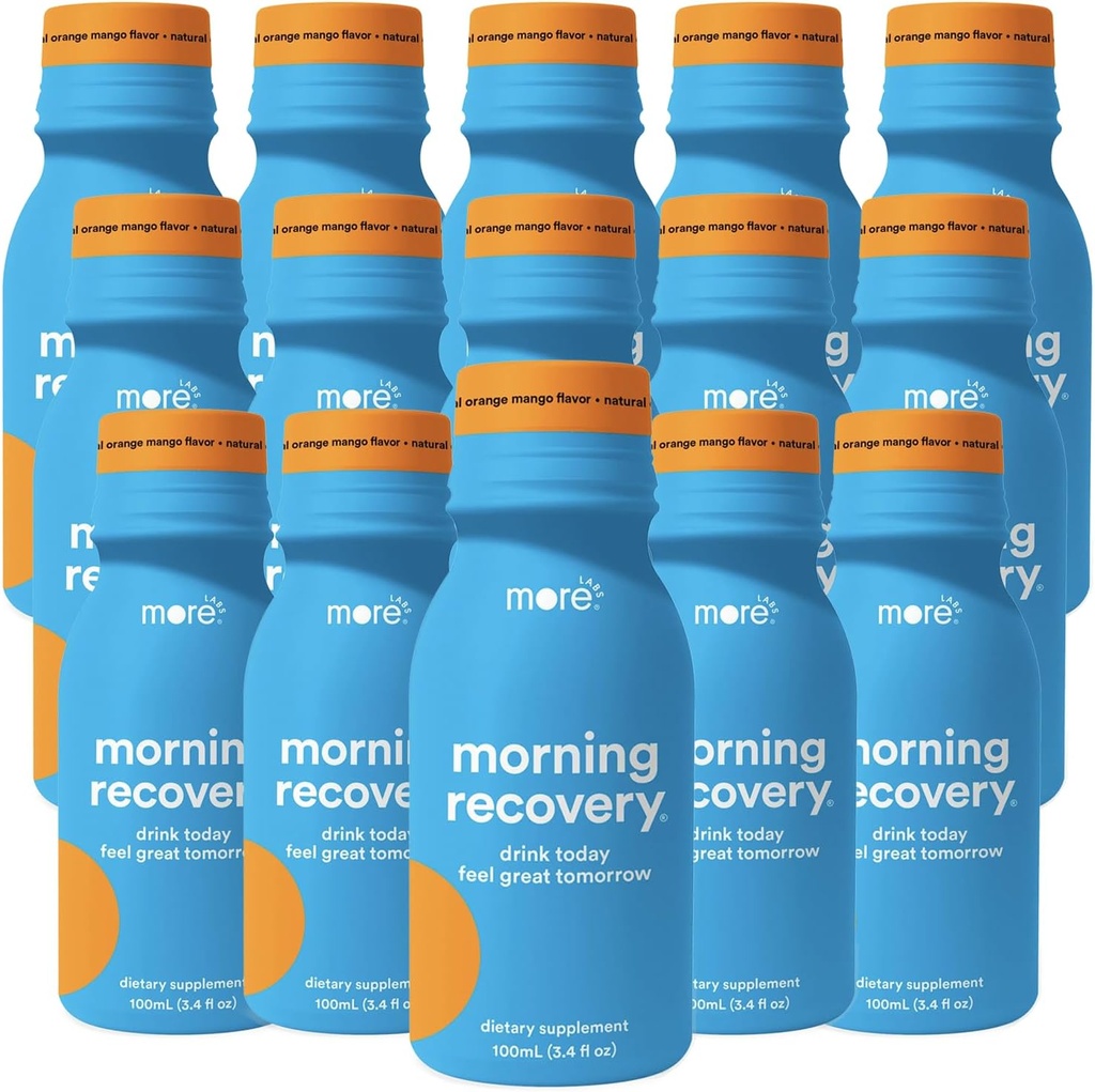 Viac Labs Morning Recovery Orange Mango Flavor Electrolyte & Milk Thitle Drink 15 Pack 