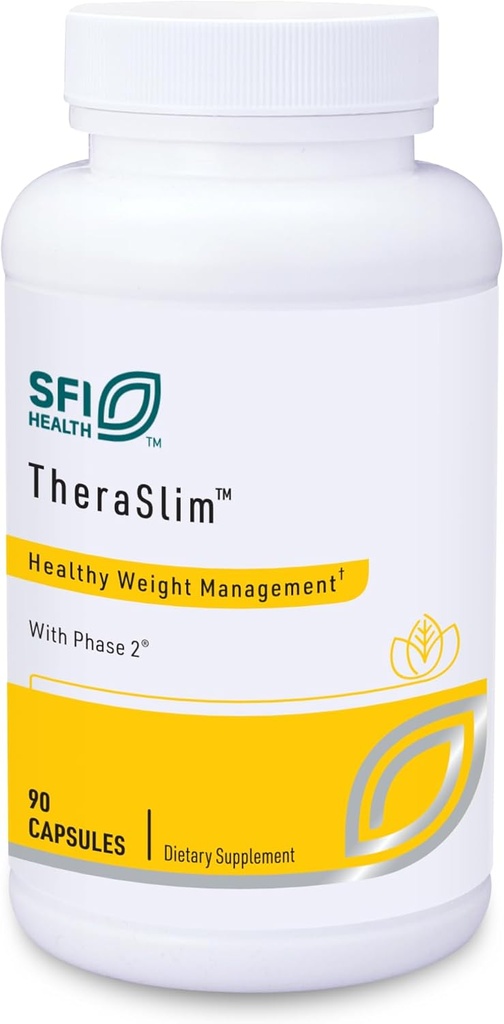 Klaire Labs SFI Health Theraslim - Fáza 2 Carb Controller Formula s bielym Bean extraktu pomôcť blok Starches & Carb kalórií (90 Kapsule)