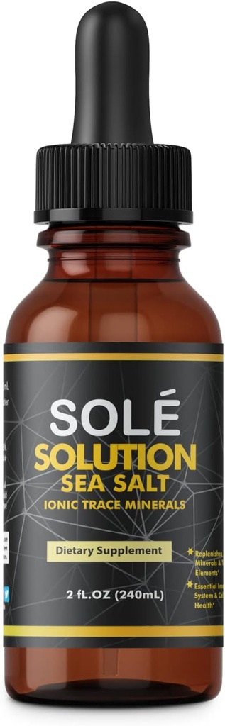 Qei Sole Sea Salt - Pozostáva z chloridu sodného, draslíka, železa, vápnika, horčíka, medi, zinku a viac. (Big, 8 0z)