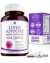 Podpora pečene - Detox & Cleanse Supplement (Vegetariánska) - Advanced Natural Liver Health Formula, ktorá kombinuje mlieko bodka, selén, kurkumín, vitamín B12, vitamín C, alfa kyselina lipová, N cetylcysteín, horčík, taurín a viac - 30 dní
