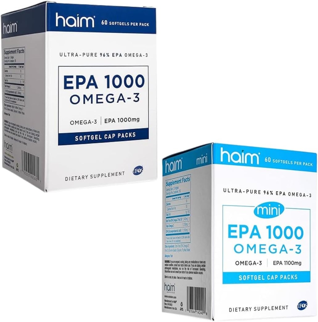 HAIM EPA 1000 Omega-3 a EPA 1000 Omega-3 Mini Softgels