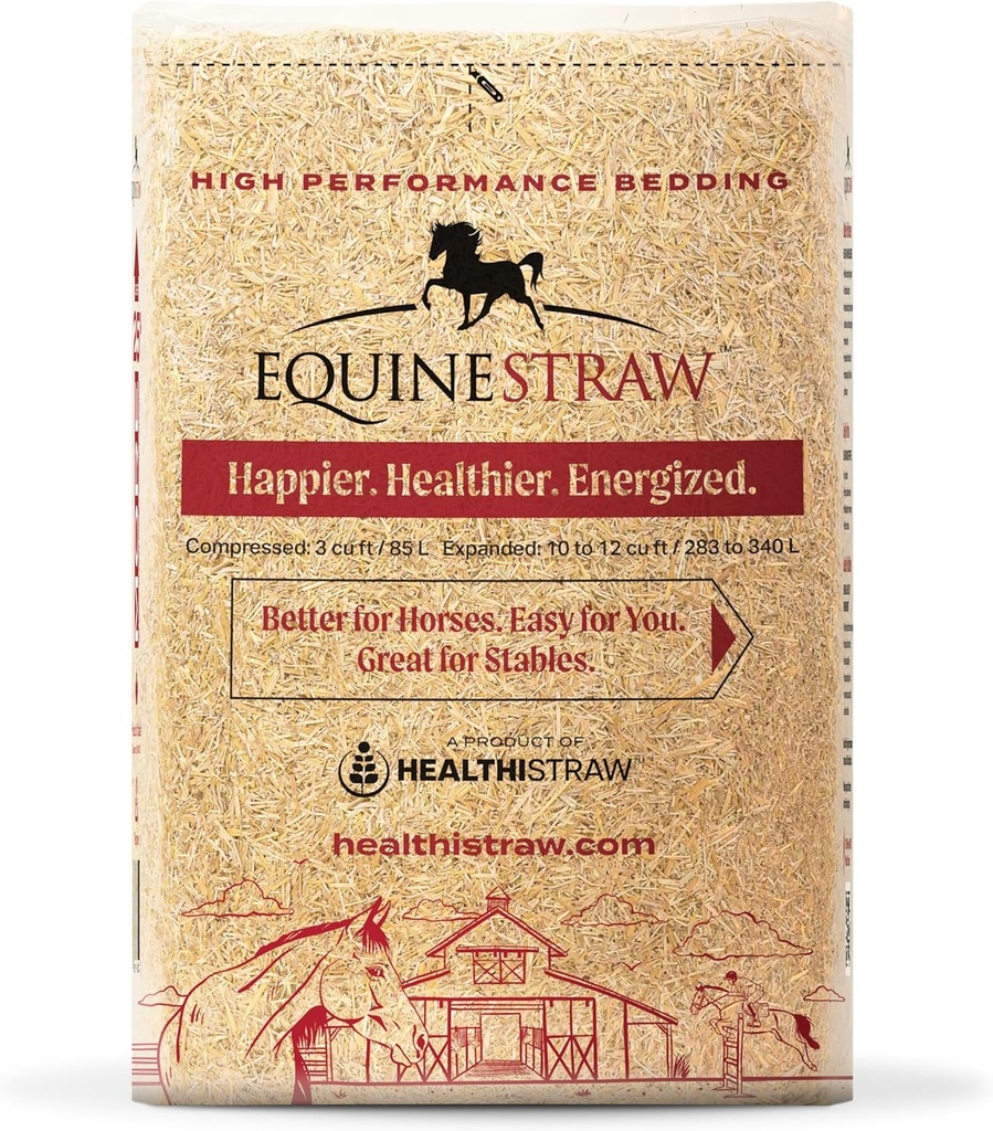 EquineStraw, 3 cu ft (25 lb) Rozšírenie na 10+ cu ft 