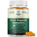 Čistenie bylinné pečeň Detox Gummies Pečeň Podpora mlieko bodliakové Gumies s Artichoke extrakt Turmeric Curcumin a L-karnitín - Vegan a non-GMO - Sladká citrón (30 Servings)