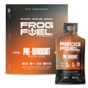Frog Fuel Ultra Energy Gel & Pre Workout Shot s 1500mg Beta Altanine, Electrolytes 8g Protein Nano-Hydrolyzed Grass Fed Collagen, 10g Carbs, Gluten Free, Fat Free, Berry, 1,2 oz Pakets, 24 Balíčky