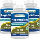 Najlepšie prírodné Pregnenolon 30 mg 120 tabliet (120 Počet (Pack of 3))