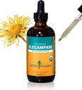 Herb Pharm Certified Organic Elecampane Liquid Extract for Respiration System Support - 4 Ounce