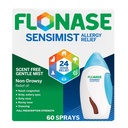 Flonase Sensimist Alergická úľava nosový sprej pre non-Drowsy, 24-hodinový multi-Symptom alergie Relief 60 sprejov