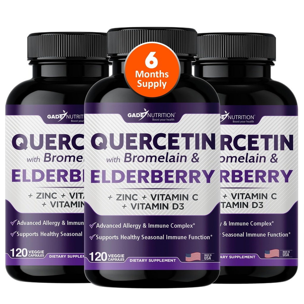 Gade Nutrition Quercetin s hypromelínom a bazami 