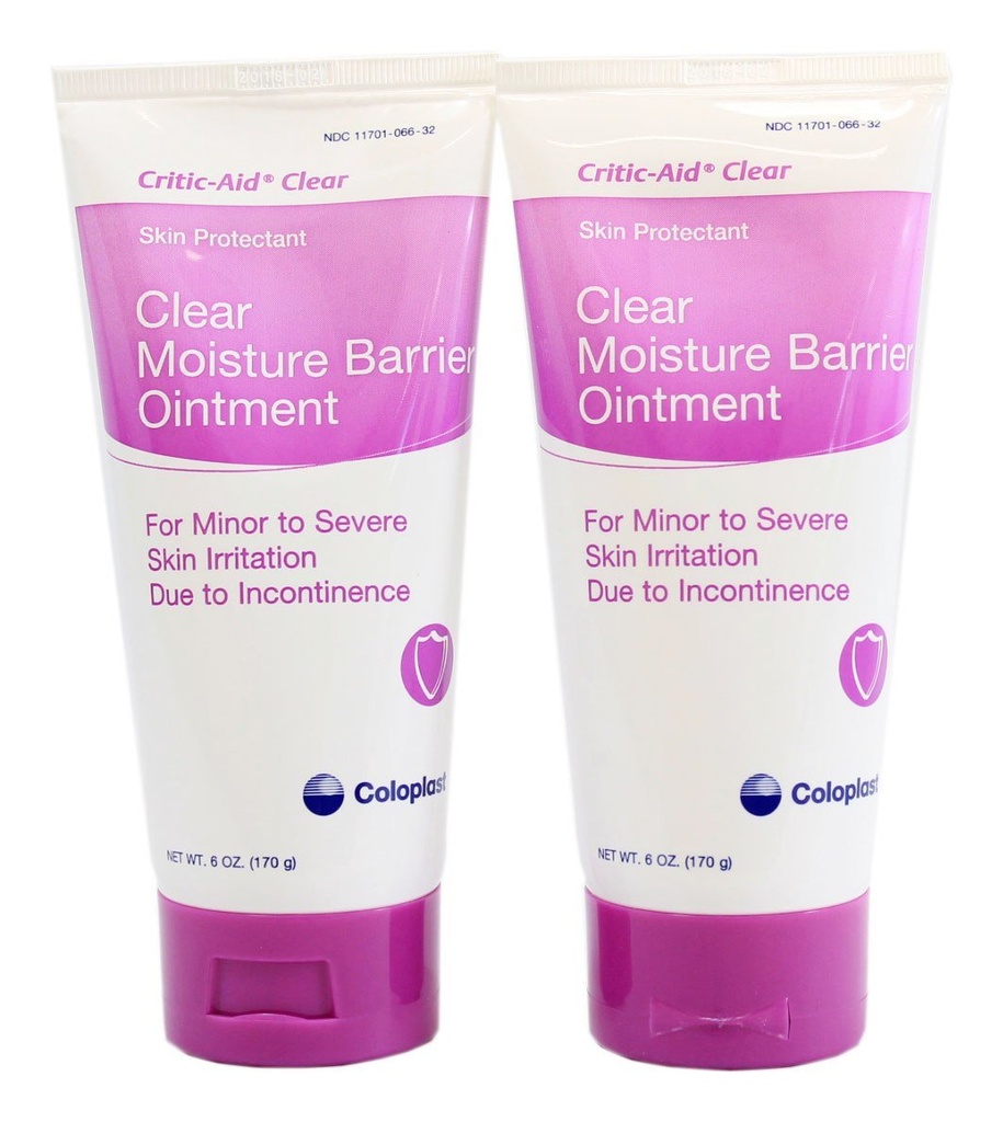 Koloplast Critic-Aid Clear Vlhkosť bariéra Masť - 6 Ounce Tube - Balenie po 2