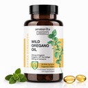 Vegan Wild Oregano Oil Capsules Organic, 86- 90% Carvatrol - 125mg Oregano Oil per Softgel - Immune and Digestive Support, Natural Antioxidant, Vegan, Non GMO, 120 Kapsule