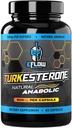 eFlow Nutrition Turkesterone Supplement for Men [Highest Purity] + Cyclodextrin for High Absorption - Increase Stamina, Lean Muscle Growth & Recovery, Boosts Drive - 3rd Party Tested (60 Capsules)