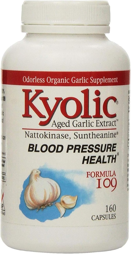 Kjolic Aged Cesnak extrakt krvný tlak Zdravie Formula 109 - 160 Kapsule