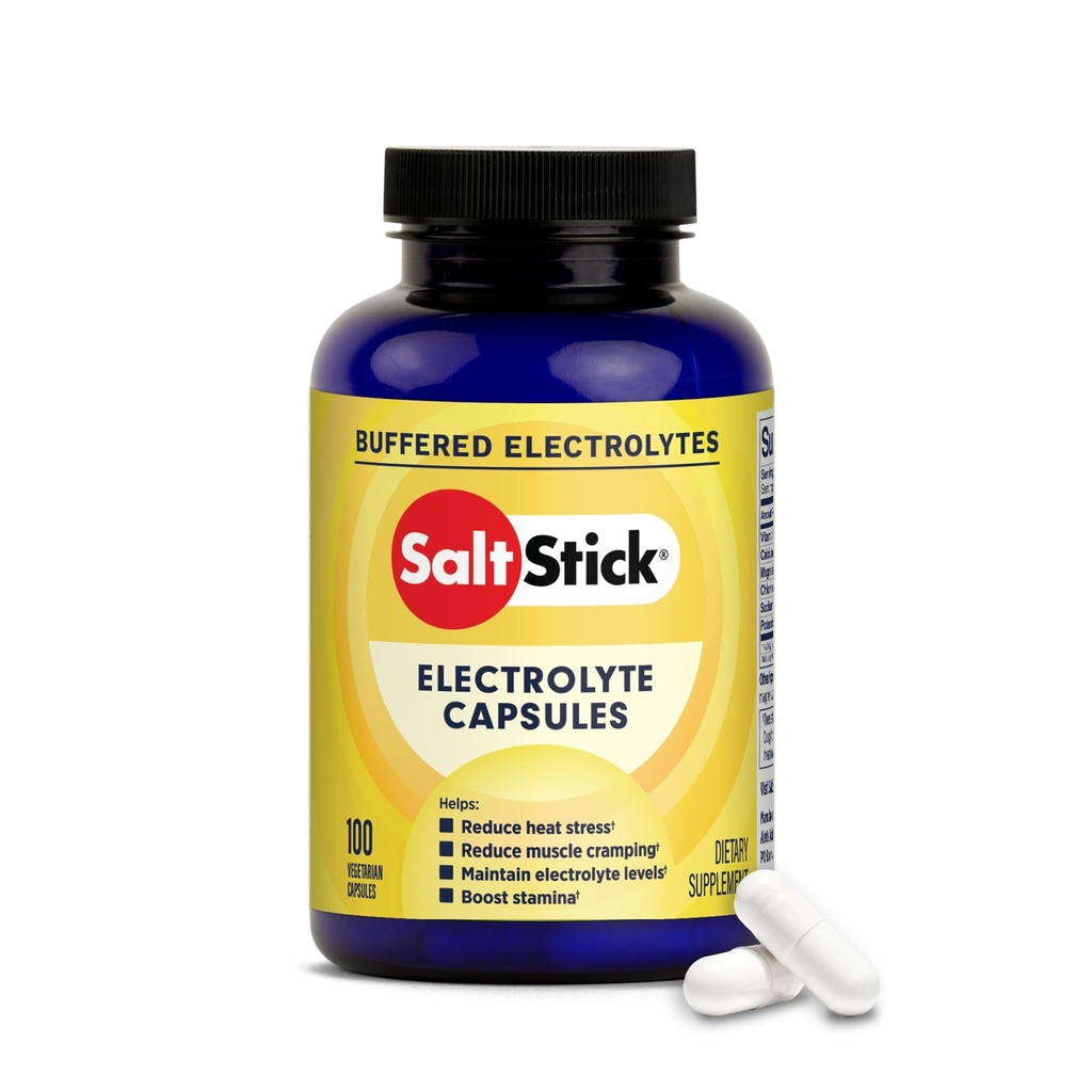 SaltStick Electrolyte Kapsule s vitamínom D 