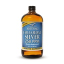 Prírodná cesta Strieborné krídla Koloidné striebro Tekutina - Vylepšená Imunitná podpora Supplement - 250ppm (1250mcg) - 32oz