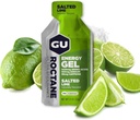 Gu Energy Roktán Ultra Endurance Energy Gel, On-The-Go Športová výživa pre beh, Cyklistika, Turistika alebo lyžovanie, Solená vápno, 24-Count