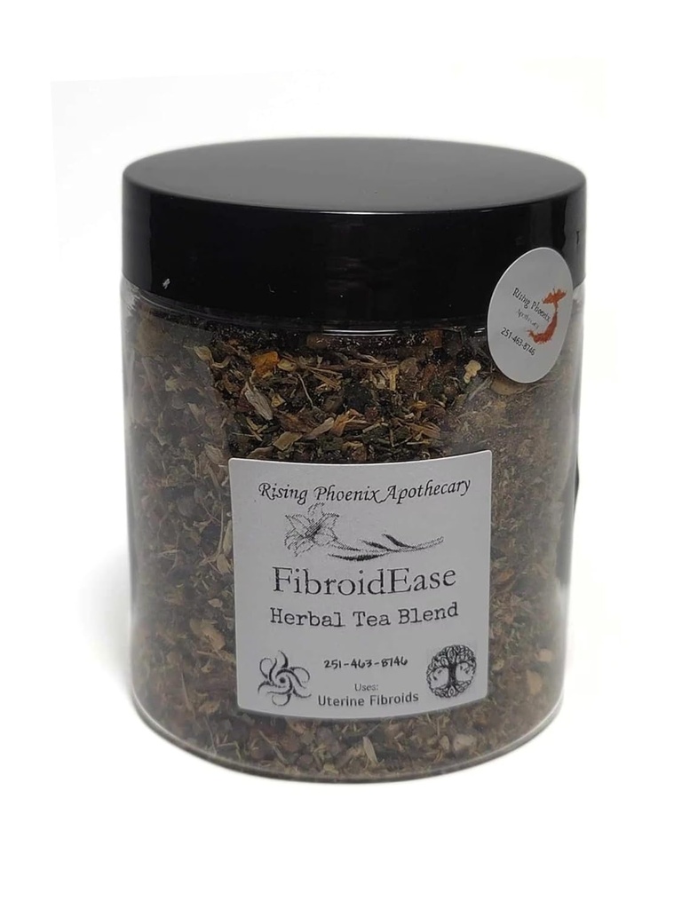 Rastúci Phoenix Apothecary Fibroid Ease bylinný čaj Blend - voľný čaj (8oz)