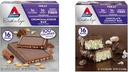 Atkins Endulge Crunchalicious Chocolate Bar 16 Count & Cocolate Coconut Bar 16 Count Bundle