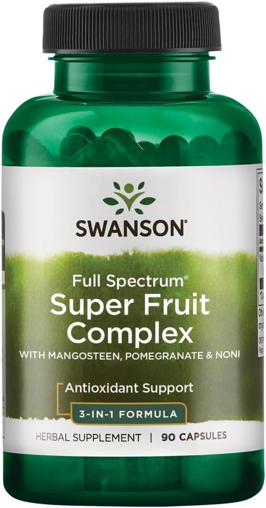 Swanson Mangosteen/Pomegranate/Noni Complex Antioxidant Support Gastorintestinal Support 240 Milligrams 90 Kapsule