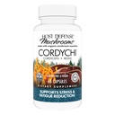Host Defense CordyChi Kapsule - Energy & Immune Suplement - Cordyceps & Reishi Mushroom Supplement for Relaxation & Respiratory Support - Aids Against Tirea - 60 Capsules (30 Servings)