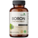 Futurebiotiká Bór 3 mg, vegetariánska, non-GMO, oneskorená absorpcia, 250 tabliet
