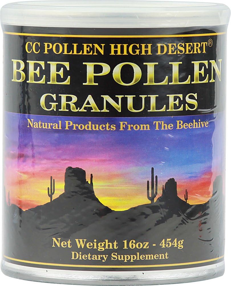 C Pollen Bee Pollen Granulát balený v plechovke -- 1 libier