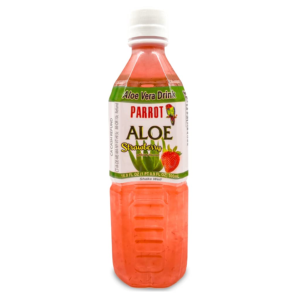Parrot Brand Aloe Strawberry 16.9 fl.oz. (balenie 10)