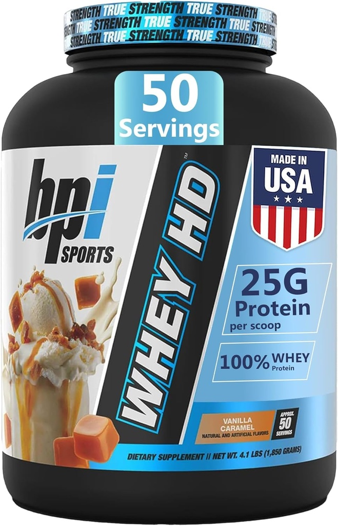BPI Sports Srvátková srsť HD Ultra Premium Proteín prášok Izolovať 