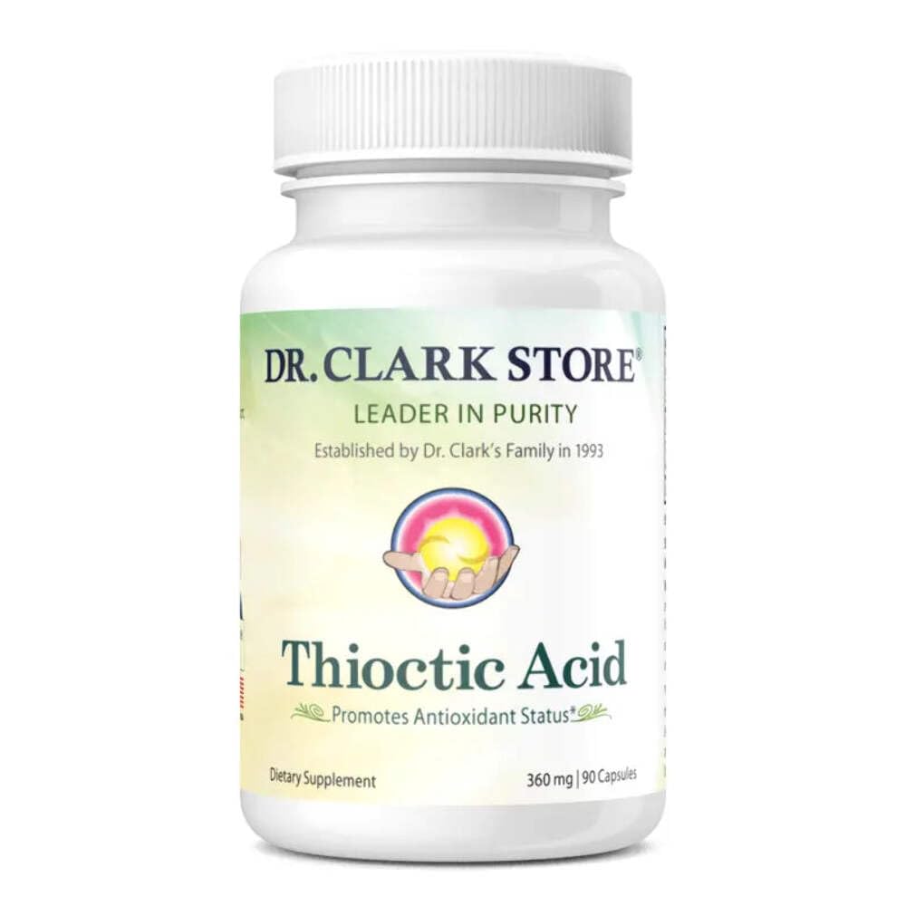 Dr. Clark Alpha Kyselina lipová (kyselina tiotínová), 360 mg 90 kapsúl