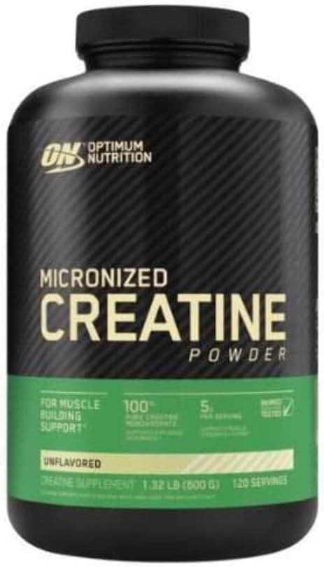 Optimálny výživný kreatínový prášok, bez príchute, 600 Gram