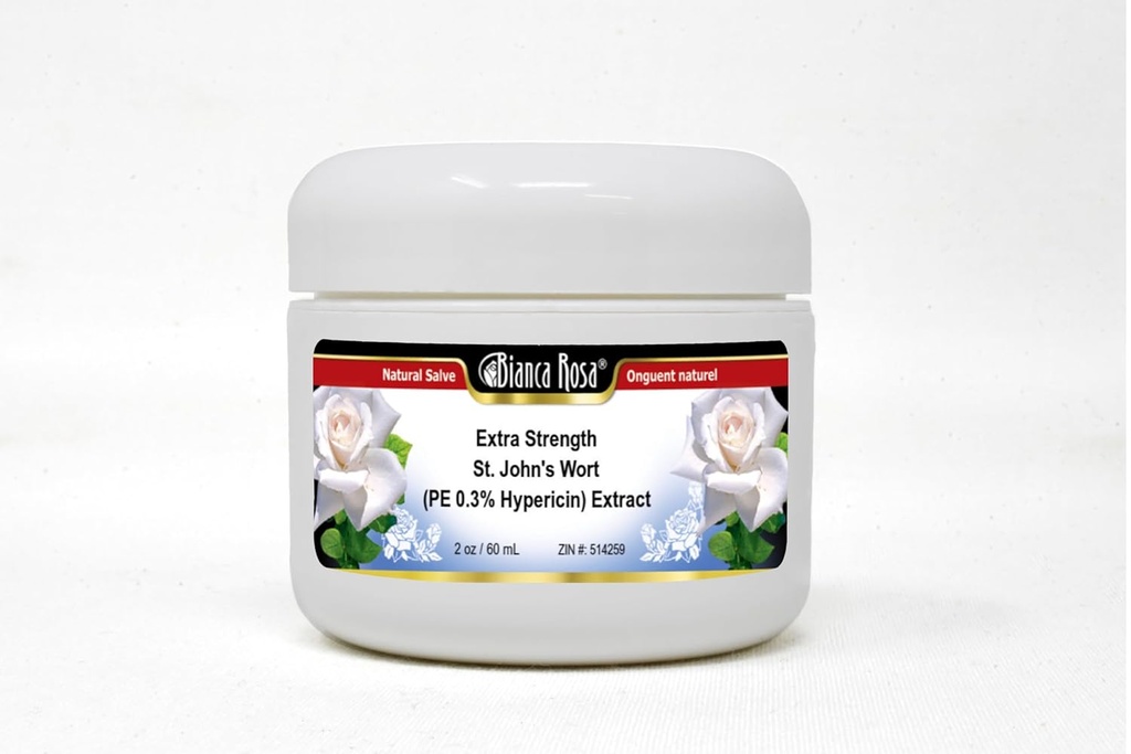 Bianca Rosa Extra sila ľubovník bodkovaný (PE 0,3% Hypericín) extrakt - Salve Ointment (2 oz, ZIN: 514259)