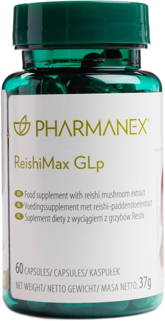 ReishiMax Immune Support Supplement, Red Reishi Mushrom Extract, 60 Kapsule, Boosts Immune Health, Supports Energy, Vitality, a celkový wellness