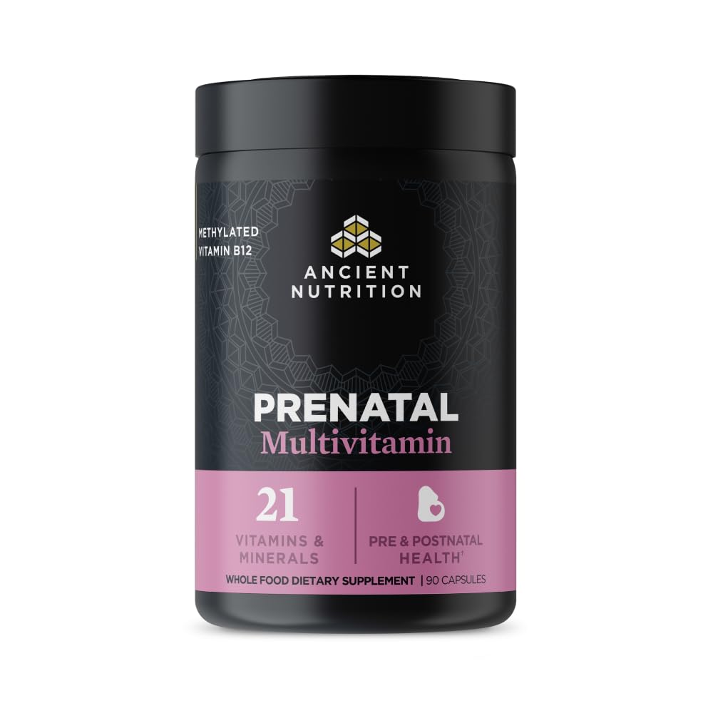 Staroveká výživa prenatálne vitamíny, multivitamíny pre ženy s vitamínom C, B12, horčík a folát, podporuje tehotenstvo a plodnosť zdravie, 90 Ct