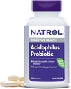 Natrol Acidophilus Probiotic 100 mg, Dietary Supplement for Healthy Gut Function, Digestive Health Capsules for Adults, 150 Kapsule, Až 50 Day Supply
