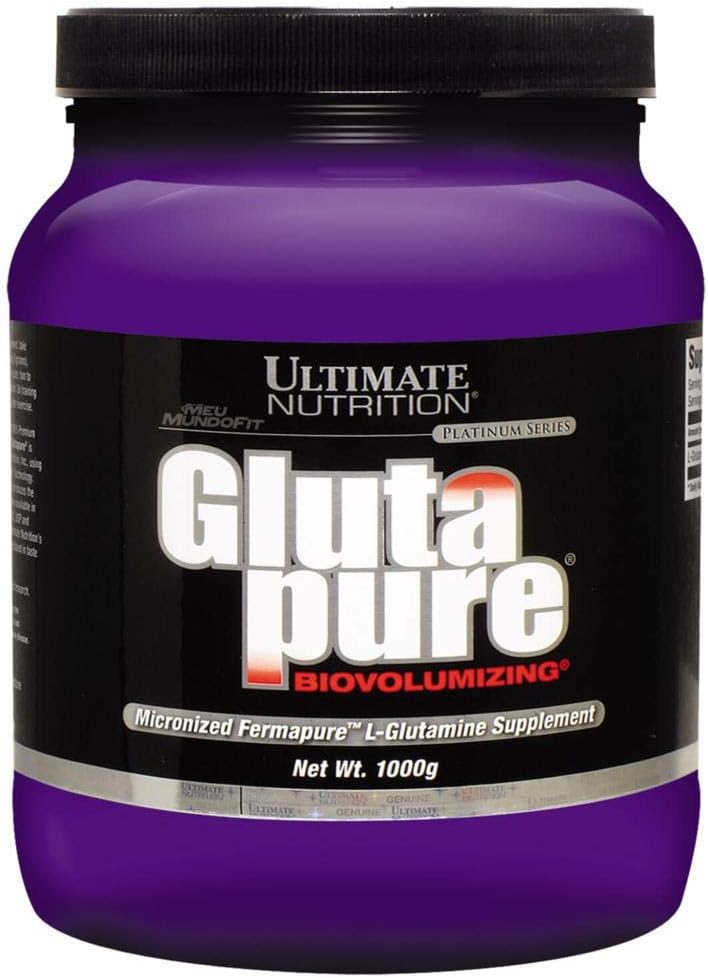 Ultimate Nutrition Glutapure 5000mg Biovolumizing, Muscle Recovery Doplnky s L-Glutamine, Amino Acid Powder for Immune Function, 1000g Powder, 200 Servings