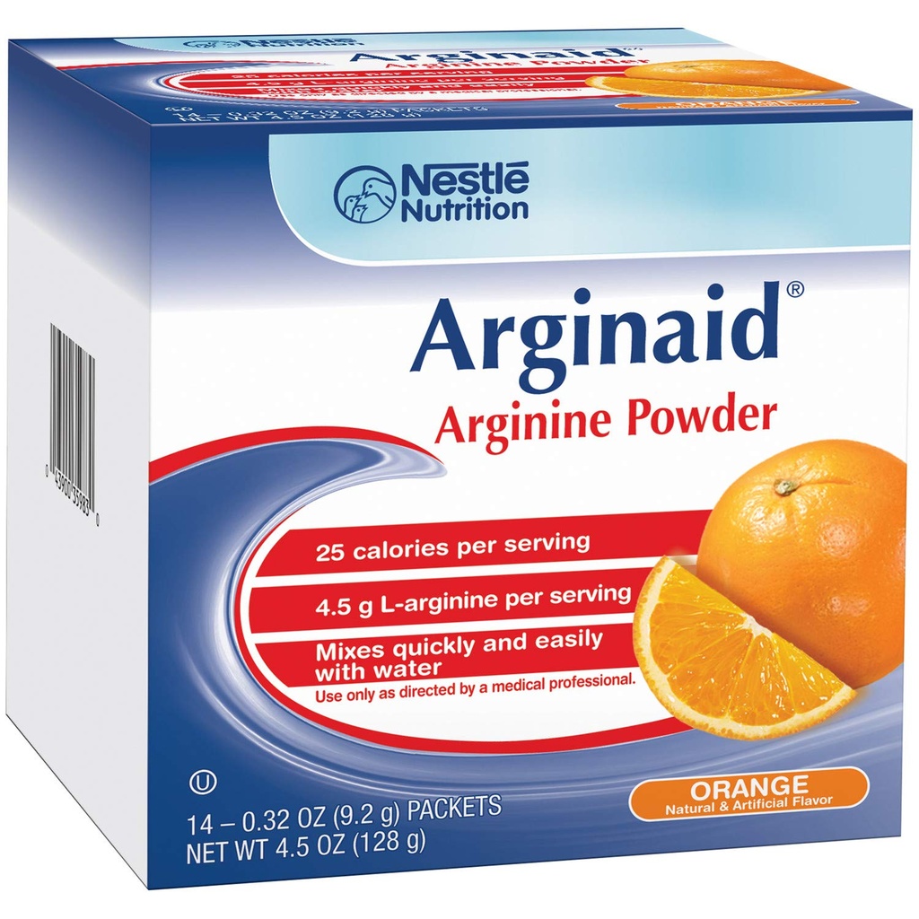 Novartis Nutrition Arginaid - Orange (škatuľa 14 9,2 g balíčkov)