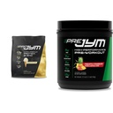 PRO JYM 45 Slúžiť - Tahitian Vanilla Bean & PRE JYM 30 Slúžiť - Ananás Strawberry