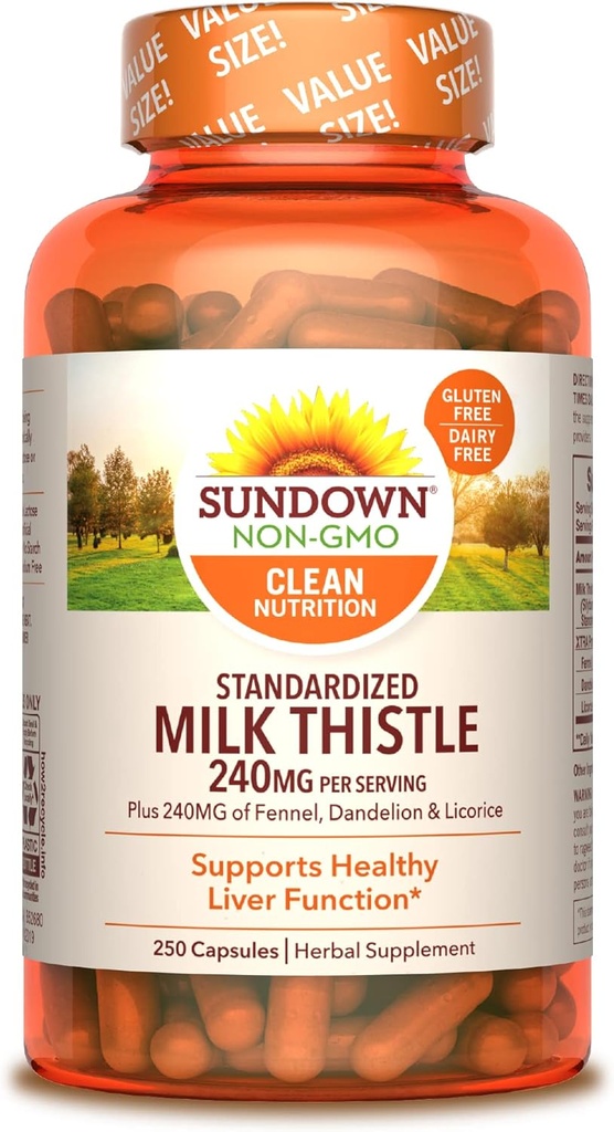 Sundown Milk Thistle 250 kapsúl