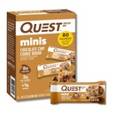 Quest Nutrition Mini Chocolate Chip Cookie Dough Protein Bars, 8g Protein, 1g Cukor, 2g Net Carbs, bez lepku, 14 g