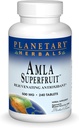 PLANMENOVÉ HERBALS Amla Super ovocie Omladzujúce Antioxidant Supplement, 240 Počet