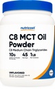 Nutricost C8 MCT prášok oleja 1LB (16,2oz) - 95% C8 MCT prášok oleja